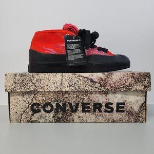 Converse- A$AP Nast Jack Purcell Chukka sneakers- red flames - size 9 mens